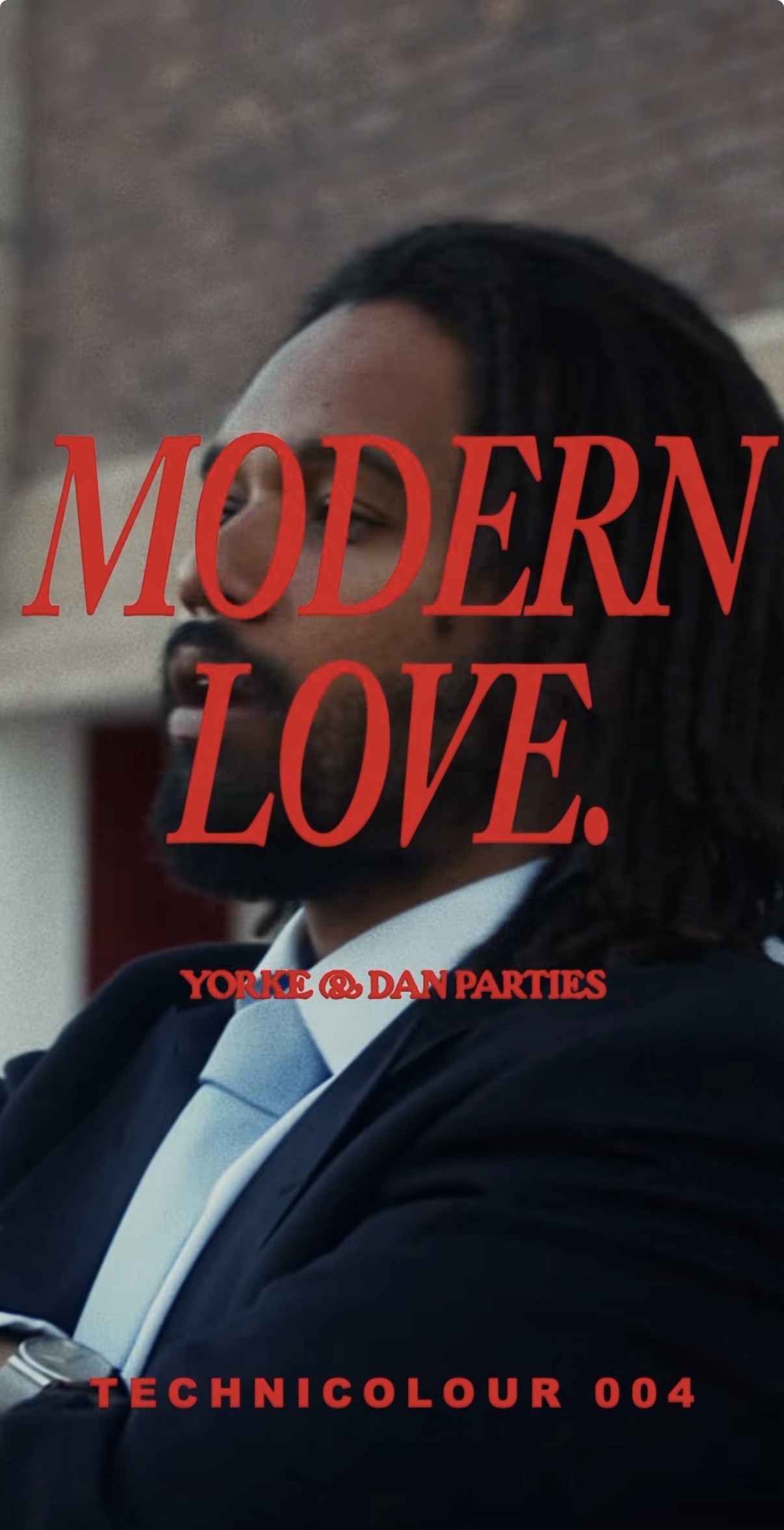 Modern Love title card, Yorke and dan PARTIES, Technicolour 004